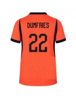 Billige Nederland Denzel Dumfries #22 Hjemmedrakt VM 2026 Kortermet